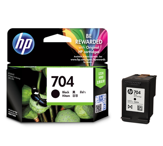 HP 704 Black Ink Cartridge