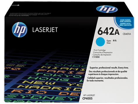 HP Cyan Toner LaserJet 642A [CB401A]